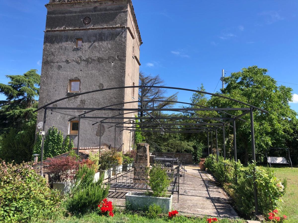 Villa Torre Medievale Il Castellaccio Civita Castellana Exterior foto