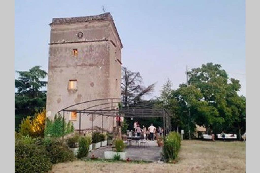 Villa Torre Medievale Il Castellaccio Civita Castellana Exterior foto